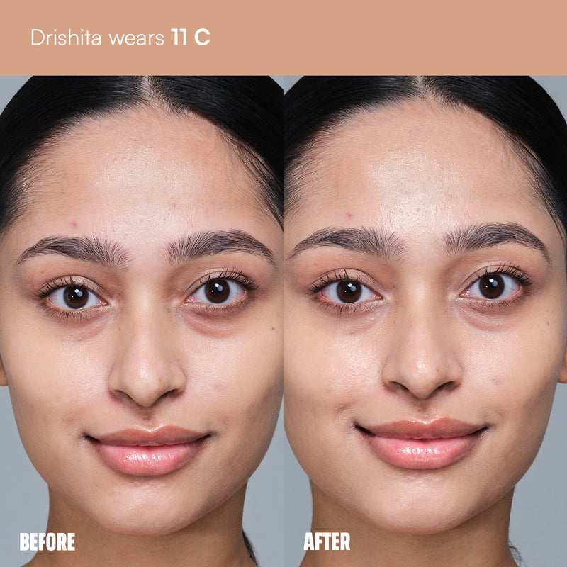 Face Card Serum Foundation + Eye-Deal Kajal Bundle