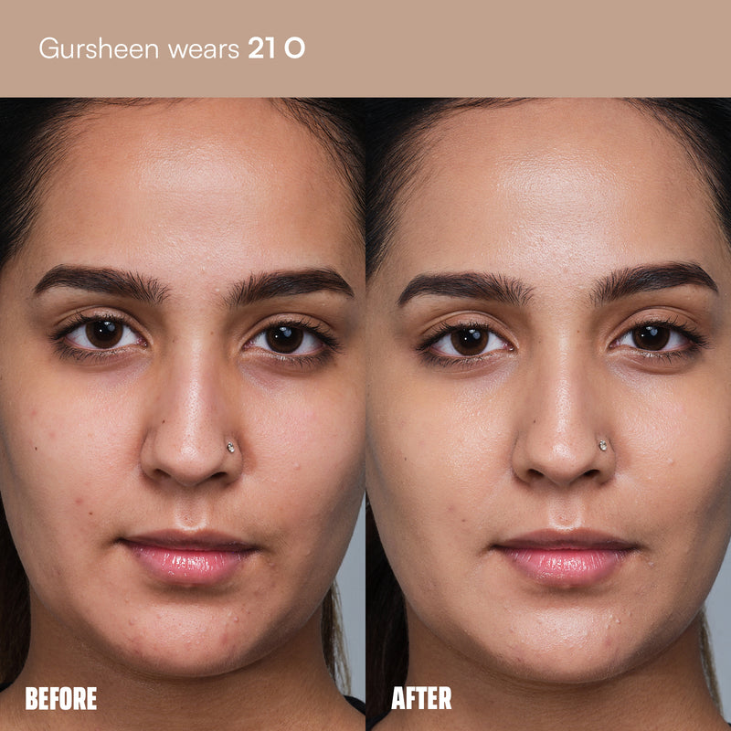 Face Card Serum Foundation + Eye-Deal Kajal Bundle