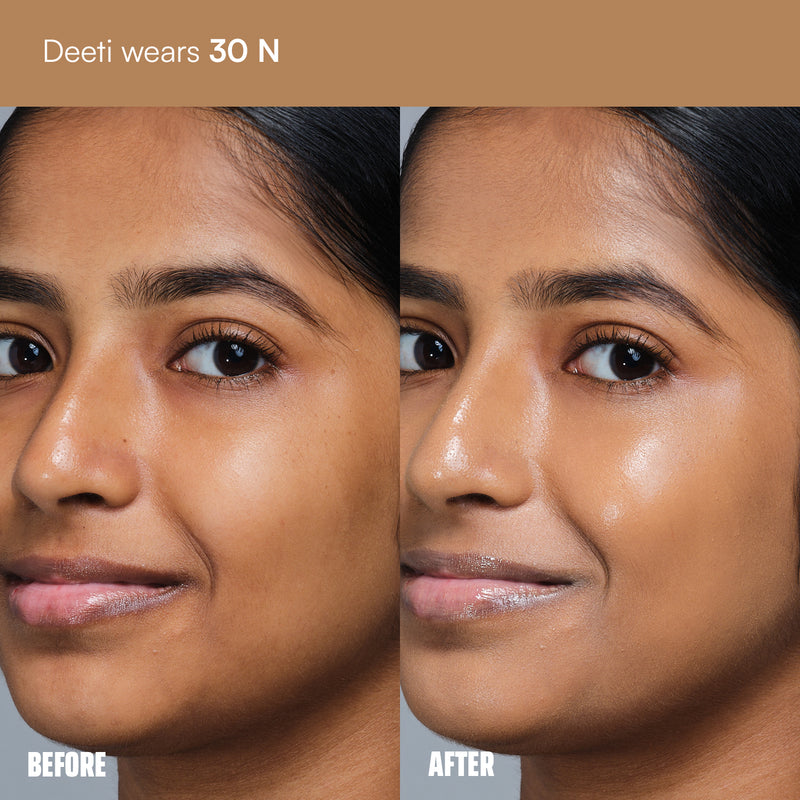 Face Card Serum Foundation + Eye-Deal Kajal Bundle