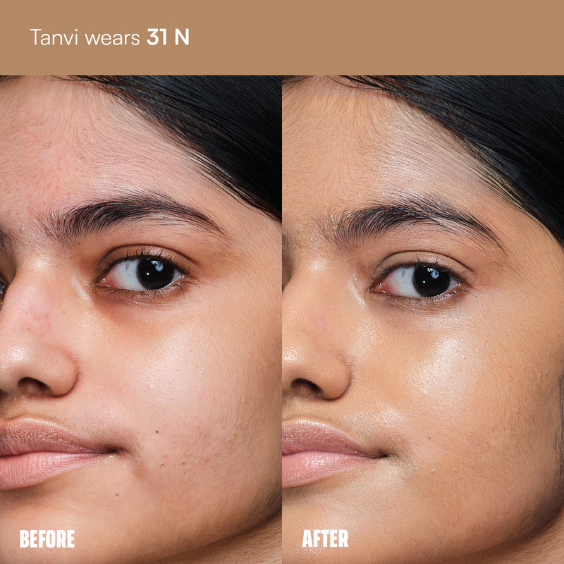 Face Card Serum Foundation + Eye-Deal Kajal Bundle