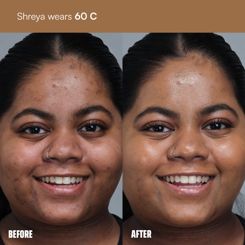 Face Card Serum Foundation + Eye-Deal Kajal Bundle