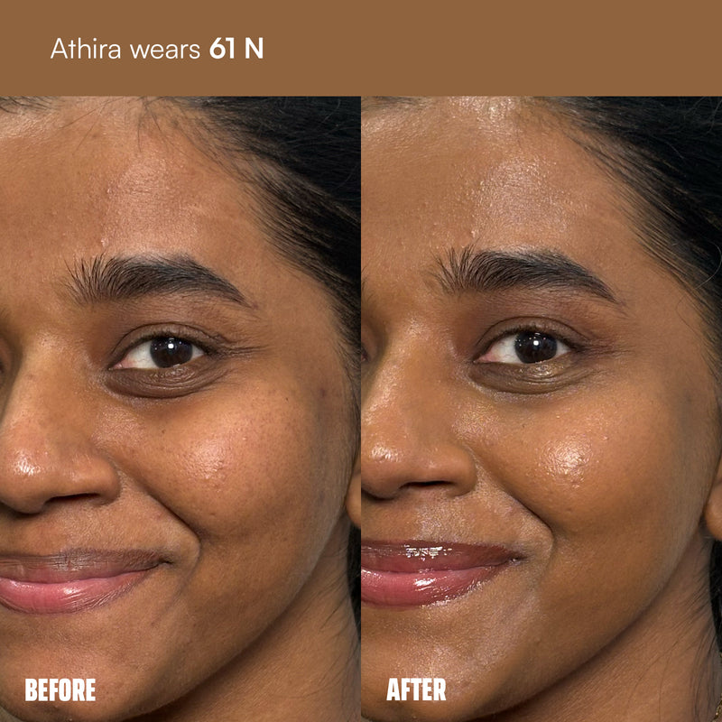 Face Card Serum Foundation + Eye-Deal Kajal Bundle