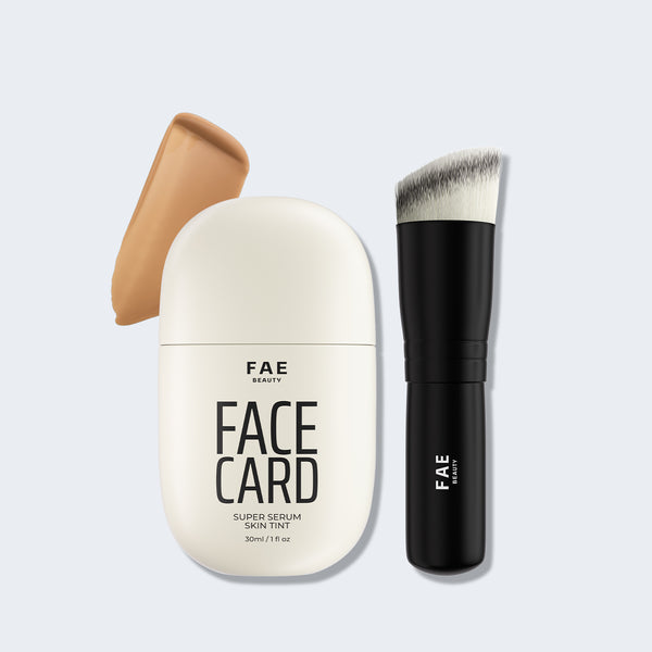 Face Card Serum Foundation + Brush Bundle