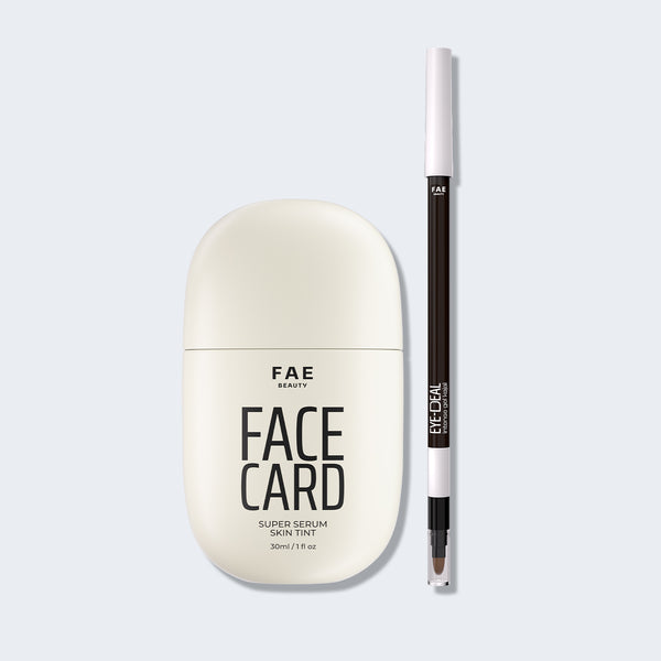 Face Card Serum Foundation + Eye-Deal Kajal Bundle
