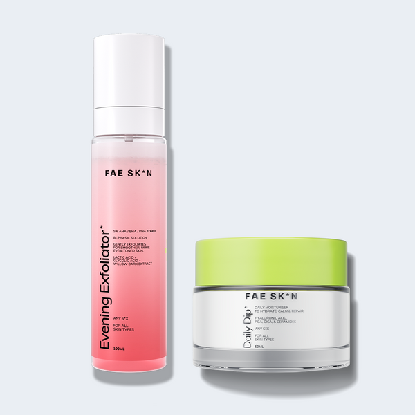 Evening Exfoliator + Daily Dip Bundle