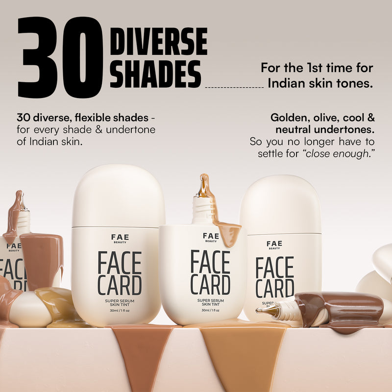 Face Card Serum Foundation + Eye-Deal Kajal Bundle