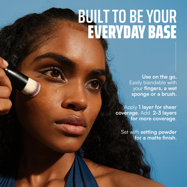 Face Card Serum Foundation + Brush Bundle